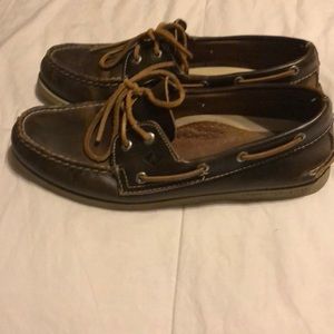 Brown Leather Sperry shoes